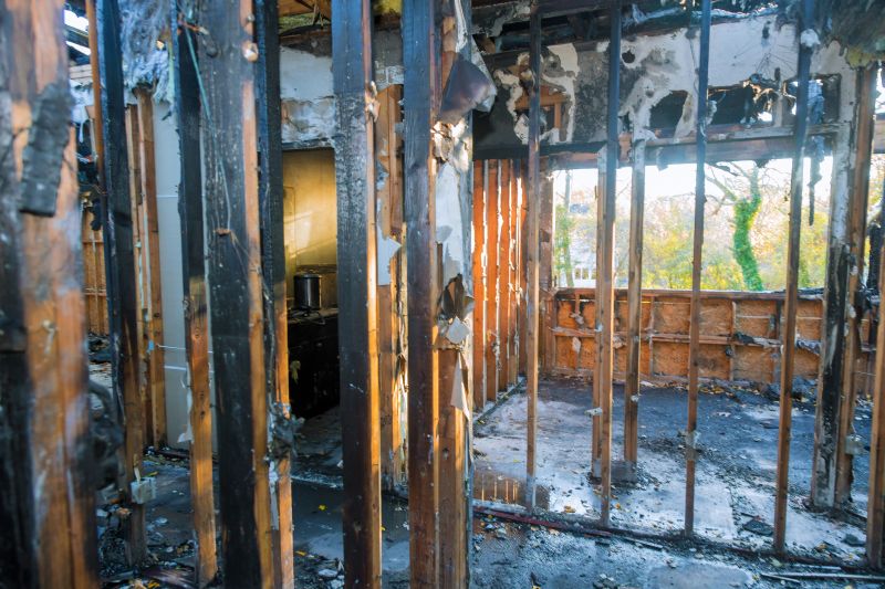 Fire Damage Before Restoration